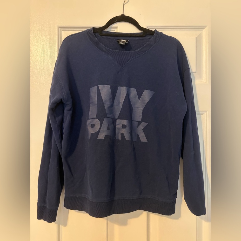 IVY PARK Navy Crewneck Sweater